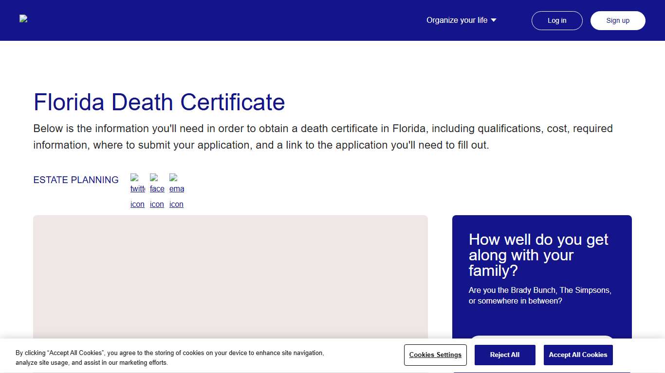 Florida Death Certificate Everplans